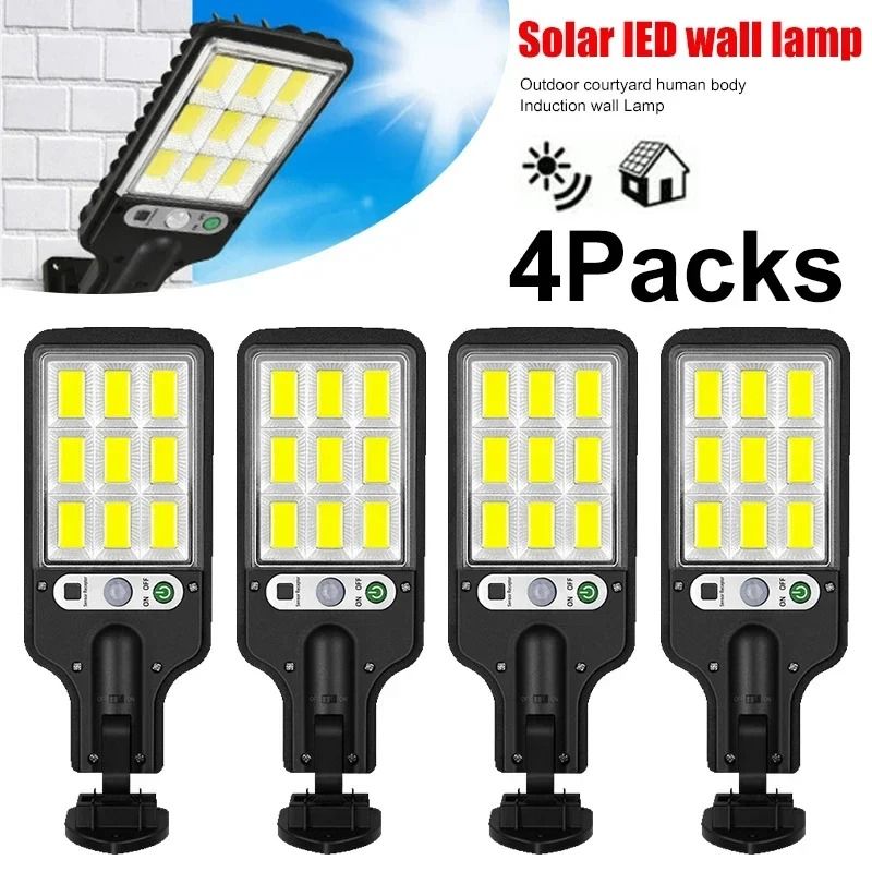 Solar Powered Outdoor Wall Light with Motion Sensor for Garden and Patio