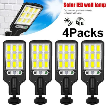 Solar Powered Outdoor Wall Light with Motion Sensor for Garden and Patio