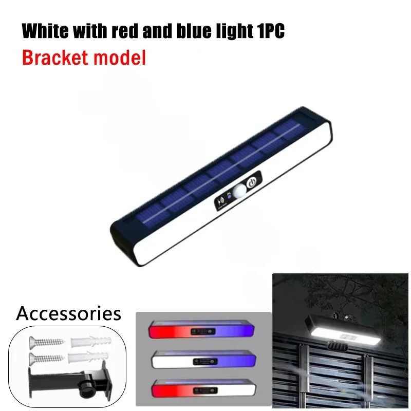 Solar Powered Outdoor Wall Light with Motion Sensor for Garden and Patio