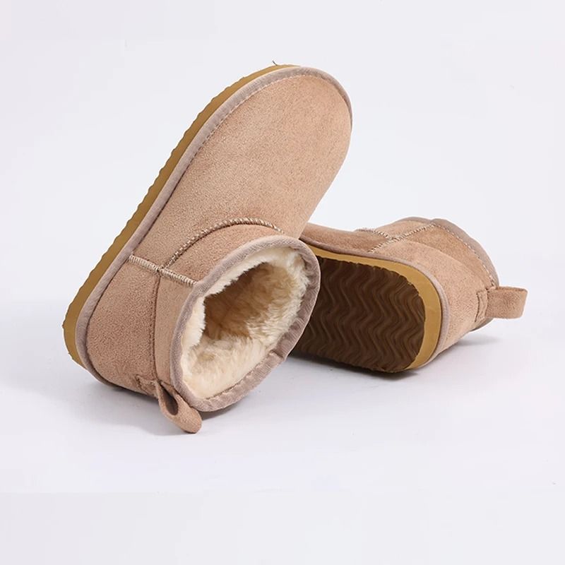 Cozy Plush Short Ankle Winter Snow Boots for Women Warm Waterproof Fashion