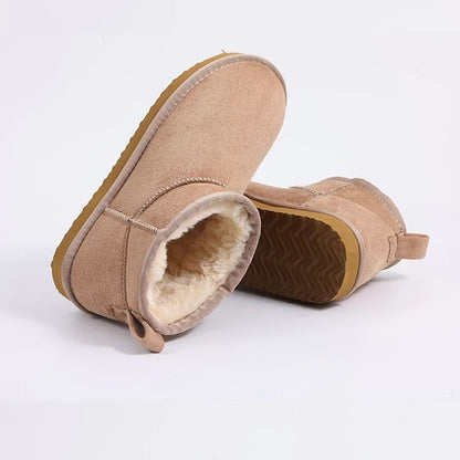 Cozy Plush Short Ankle Winter Snow Boots for Women Warm Waterproof Fashion