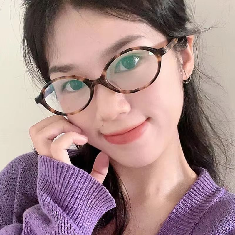 Vintage Luxe Small oval sunglasses Retro Anti Blue Light Eyeglasses