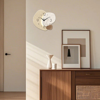 Modern Simple Wall Clock, Silent Quartz Clock for Bedroom, Living Room Sofa Background Decoration Wall Clock