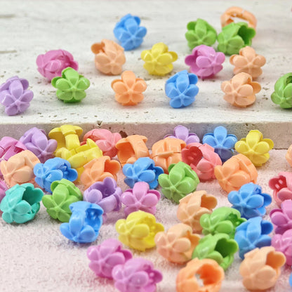 CandyGlow hair beads for braids – 60pcs Candy Color Braid & Loc Hair Jewelry Clips
