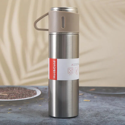 Portable Coffee Mug, Stainless Steel Thermos Bottle, Vacuum Insulated Travel Bottle, Office Business Gift Set