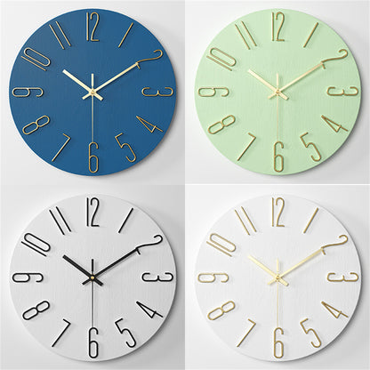 Wall Clock, Small Clock, Battery Powered Analog Clock, Home Office Bedroom Kitchen Classroom