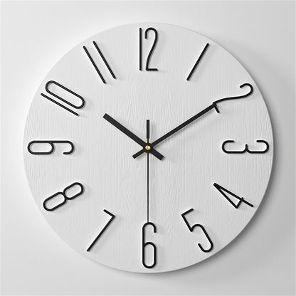 Wall Clock, Small Clock, Battery Powered Analog Clock, Home Office Bedroom Kitchen Classroom