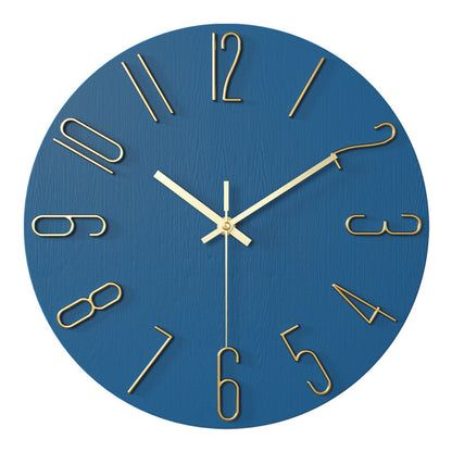 Wall Clock, Small Clock, Battery Powered Analog Clock, Home Office Bedroom Kitchen Classroom