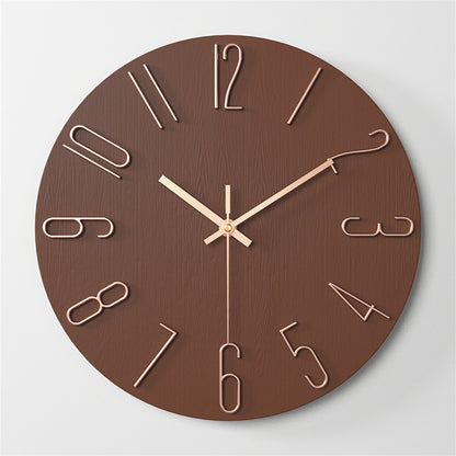 Wall Clock, Small Clock, Battery Powered Analog Clock, Home Office Bedroom Kitchen Classroom