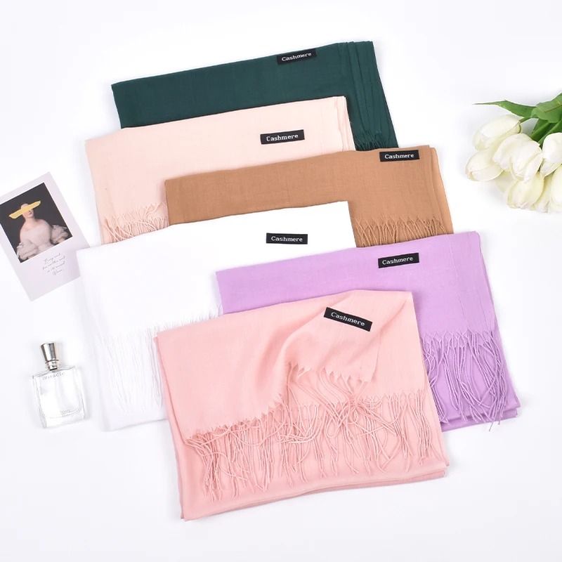 Autumn and Winter Solid Color Scarf for Men and Women