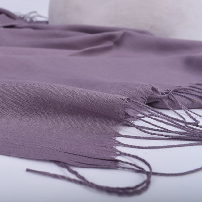 Autumn and Winter Solid Color Scarf for Men and Women