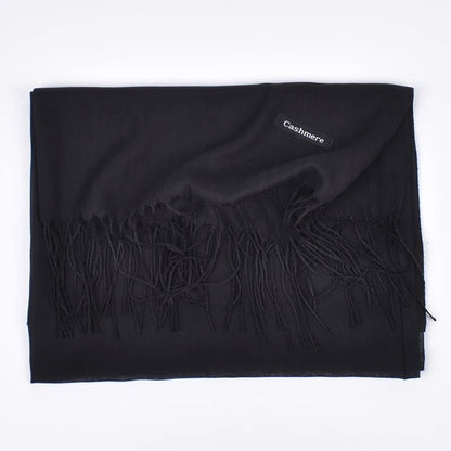 Autumn and Winter Solid Color Scarf for Men and Women
