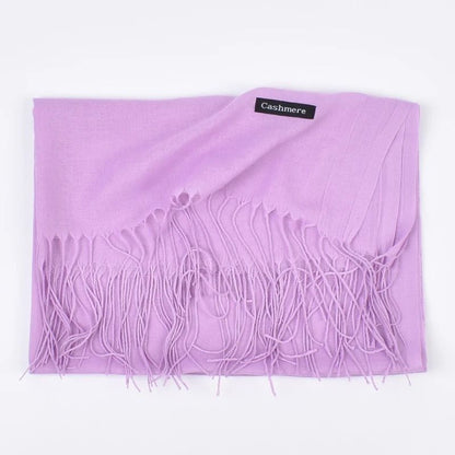 Autumn and Winter Solid Color Scarf for Men and Women