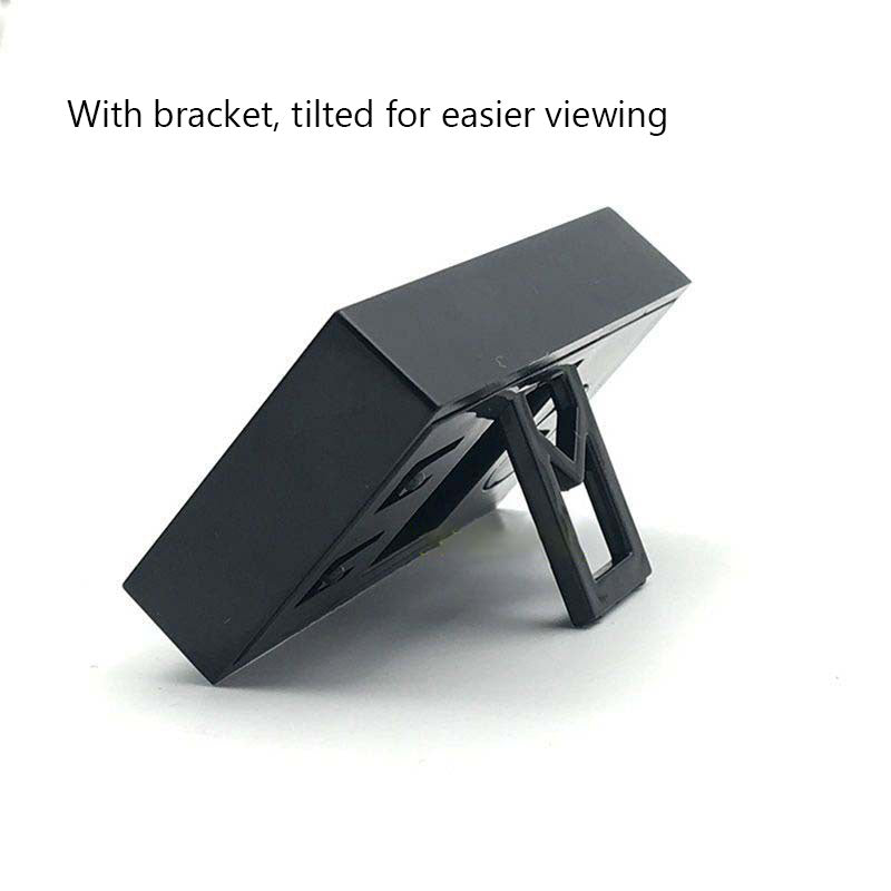 Electronic Wall Clock, Large Screen Digital Display, Stickable Home Clock, Mini Car Clock, Room Desktop Table Clock