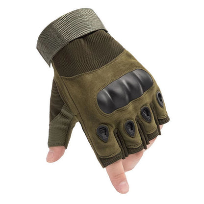RaptorGuard Men's tactical fingerless gloves for Outdoor Sports, Shooting, Airsoft & Cycling