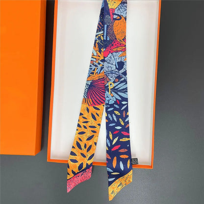 Long Scarf Ribbon Headband for Women – Versatile Neckerchief and Bag Handle Accessory