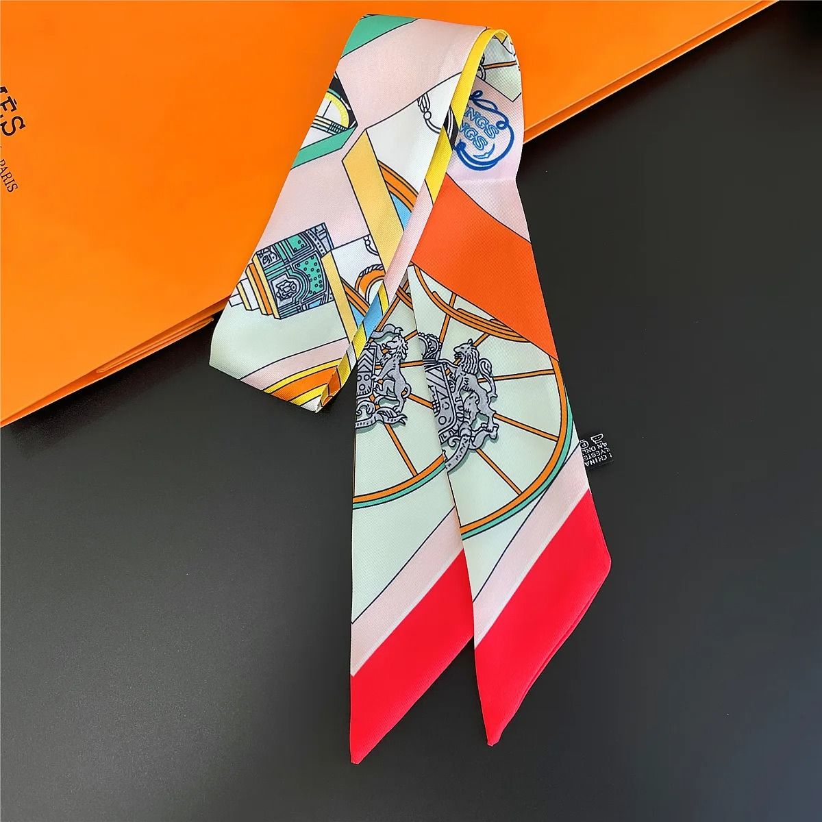Long Scarf Ribbon Headband for Women – Versatile Neckerchief and Bag Handle Accessory