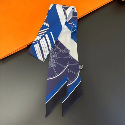 Long Scarf Ribbon Headband for Women – Versatile Neckerchief and Bag Handle Accessory
