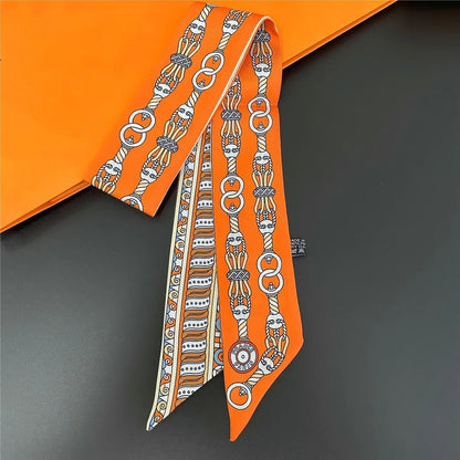 Long Scarf Ribbon Headband for Women – Versatile Neckerchief and Bag Handle Accessory