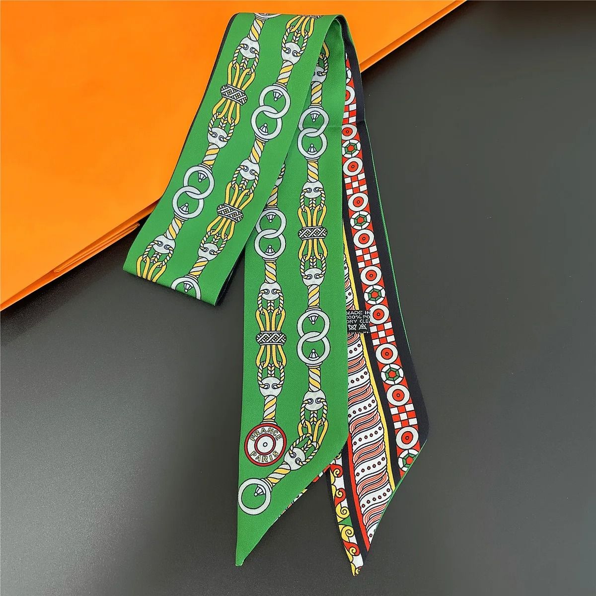 Long Scarf Ribbon Headband for Women – Versatile Neckerchief and Bag Handle Accessory