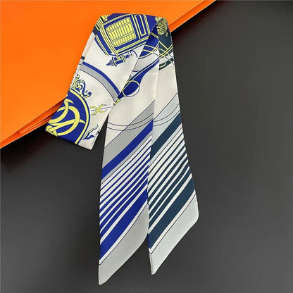 Long Scarf Ribbon Headband for Women – Versatile Neckerchief and Bag Handle Accessory