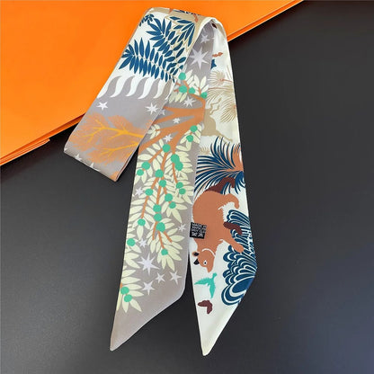 Long Scarf Ribbon Headband for Women – Versatile Neckerchief and Bag Handle Accessory