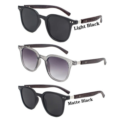 Vintage Wooden Frame Sunglasses – Classic UV Protection Eyewear for Men and Women