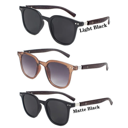 Vintage Wooden Frame Sunglasses – Classic UV Protection Eyewear for Men and Women