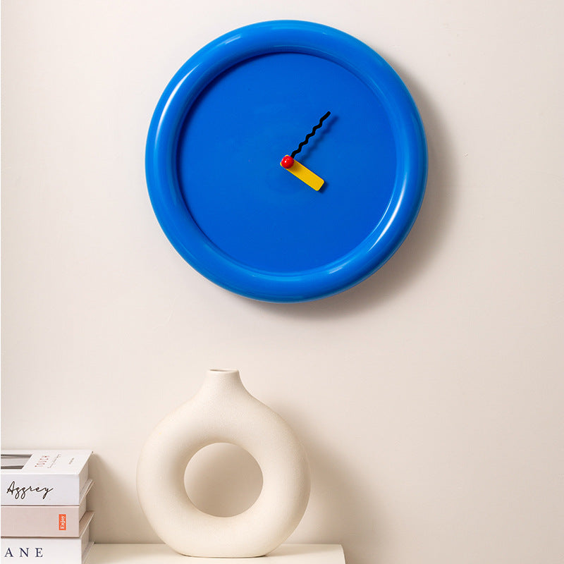 New Wall Mounted Clock, Creamy Style Home Decoration, Desktop Silent Wall Clock, Wall Decor Items