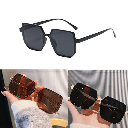 Big Frame Vintage Sunglasses for Men and Women – Retro Square UV Protection Eyewear