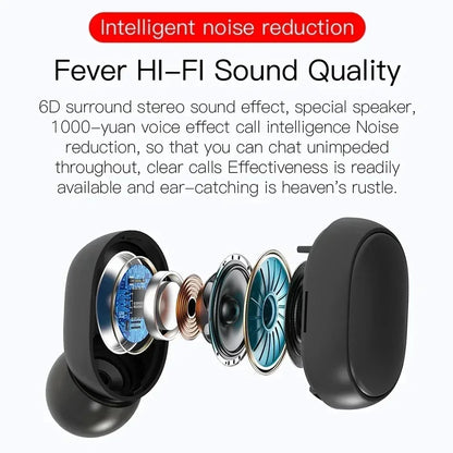 Wireless Bluetooth Earphones, Bluetooth Headset, Noise Cancelling Earbuds with Microphone, Wireless Headphones