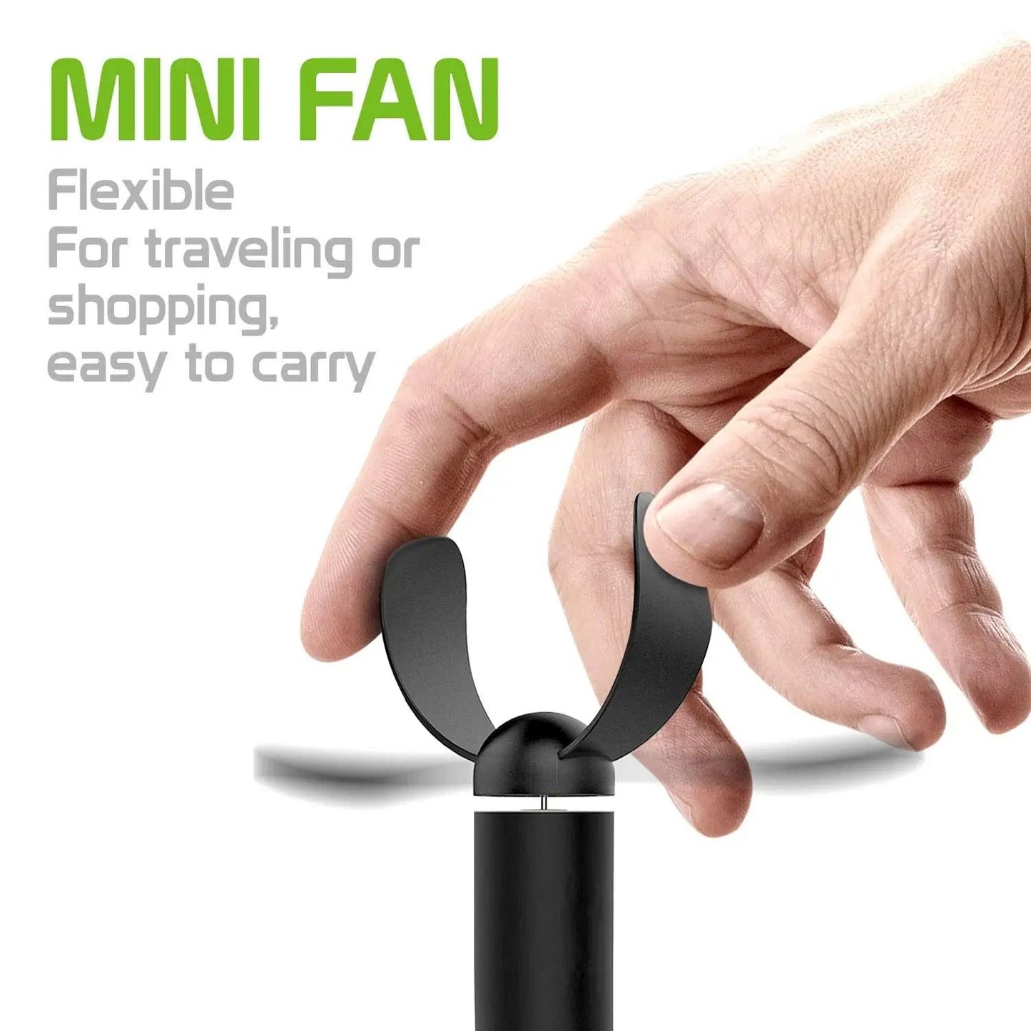 Mini USB Flexible Fan for Power Bank, Laptop, and PC