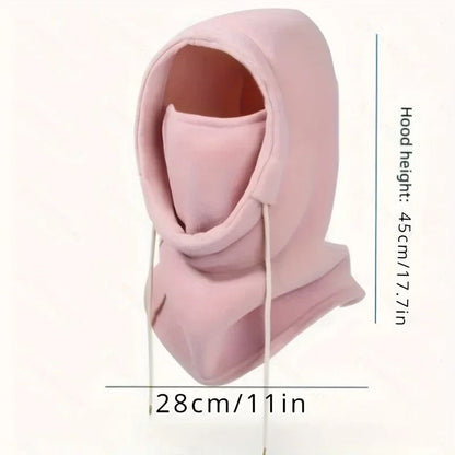 Winter Balaclava Hooded Scarf – Warm Neck Gaiter with Hood
