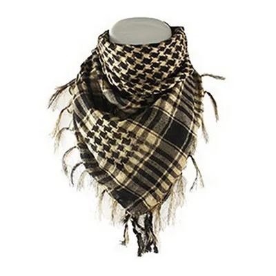 Lightweight Tactical Plaid Scarf – Unisex Military-Style Scarf for Outdoor Warmth and Protection