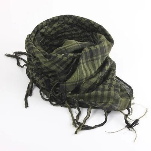 Lightweight Tactical Plaid Scarf – Unisex Military-Style Scarf for Outdoor Warmth and Protection