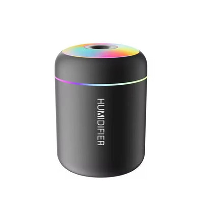 Mini USB Air Humidifier and Aroma Diffuser with Colorful LED Light