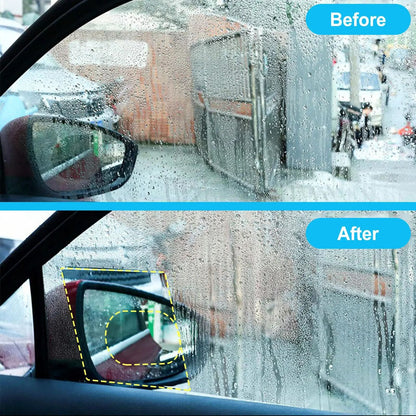 Car Rearview Mirror Protective Film 4 Piece Set Anti Fog and Rainproof Nano Coating