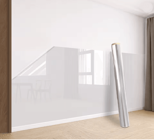 Transparent Wall Protection Film – Reusable Waterproof Static Cling Shield