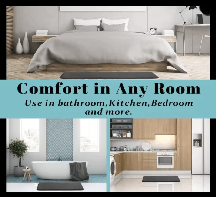 CoralSoft Absorbent Non Slip Bath Mat