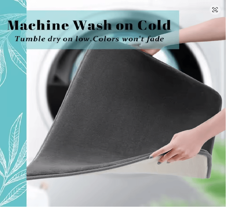 CoralSoft Absorbent Non Slip Bath Mat