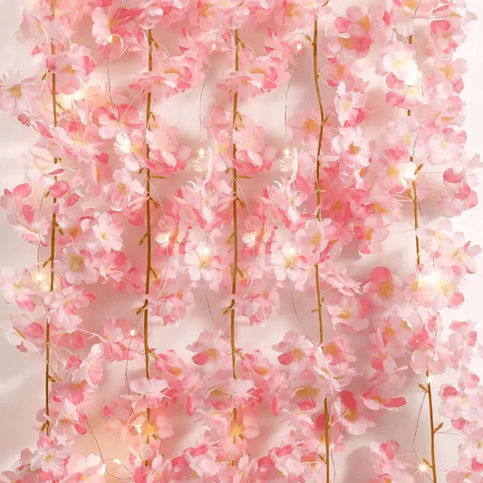 BloomGlow Cherry Blossom Fairy String Lights for Bedroom and Event Decor