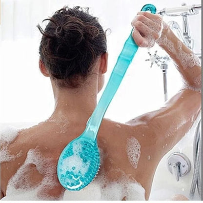 Back Shower Brushes With Handle, Long Handle Soft Bath Body Brush, Exfoliating Scrub Skin Massager
