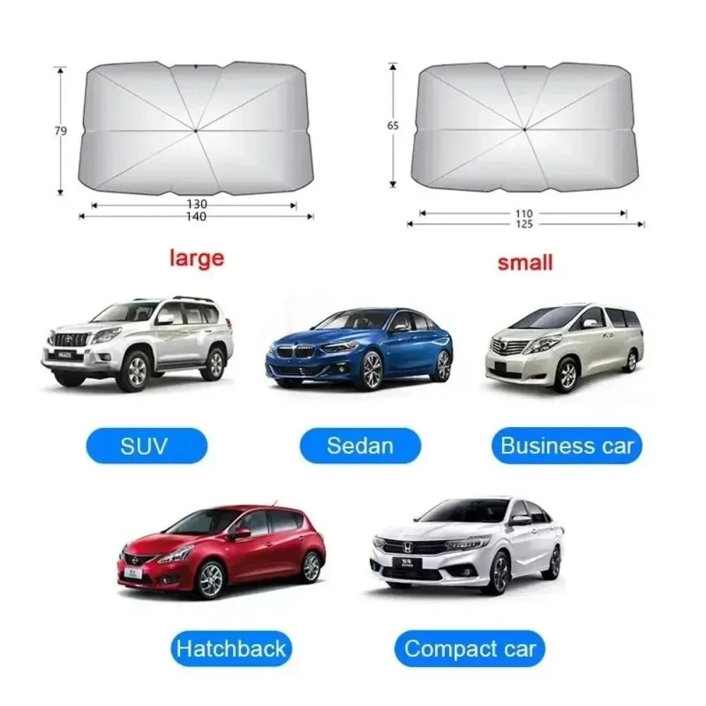 Car Sunshade Umbrella for Interior Windshield Protection