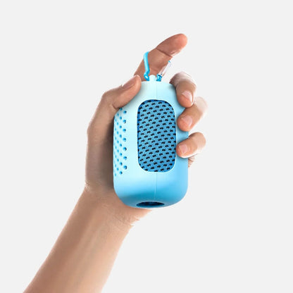 Portable Cooling Towel with Silicone Case for Sports and Outdoor Activities