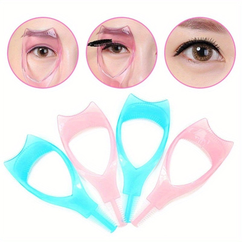 Eyelash Curler Guard and Case, Mascara Applicator Template, Eyelash Aid, Eyeliner Holder, Eyebrow Drawing Tool