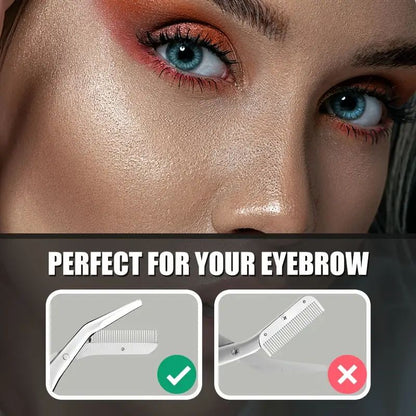 Precision Eyebrow Scissors , Effortless Hair Removal for Men and Women