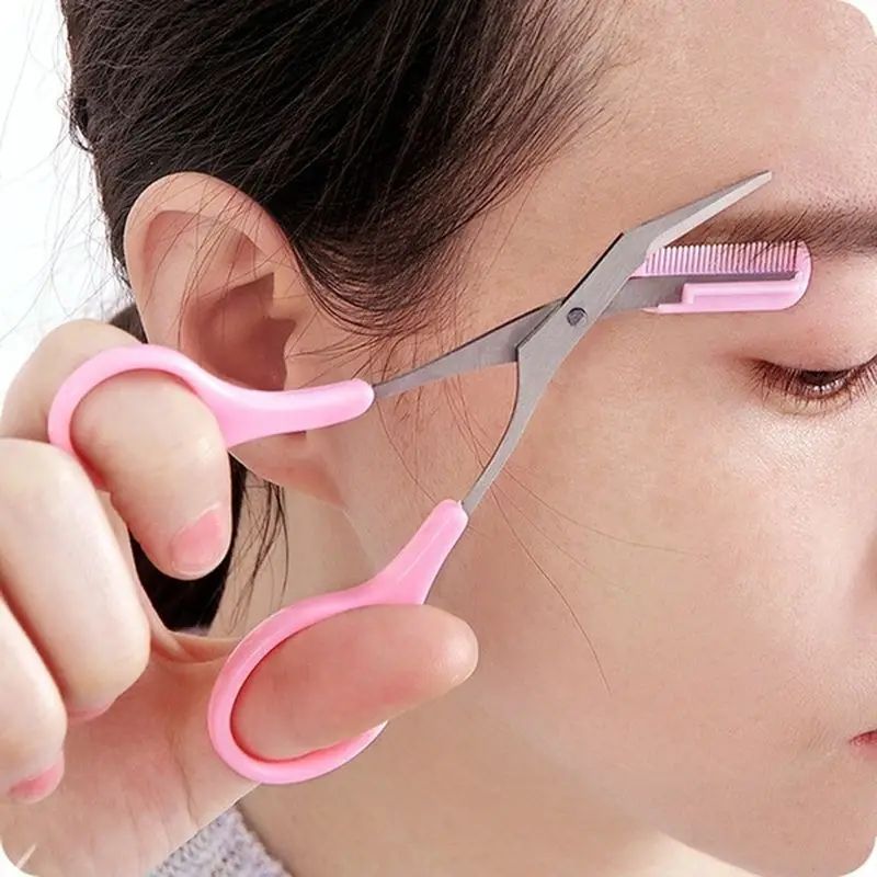 Precision Eyebrow Scissors , Effortless Hair Removal for Men and Women
