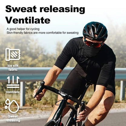 Cycling Face Mask Breathable UV Protection Neck Gaiter for Summer Sports