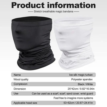Cycling Face Mask Breathable UV Protection Neck Gaiter for Summer Sports