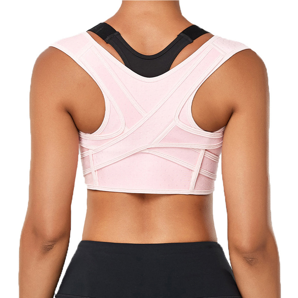 Breathable Posture Corrector Back Brace Adjustable Upper Back Support